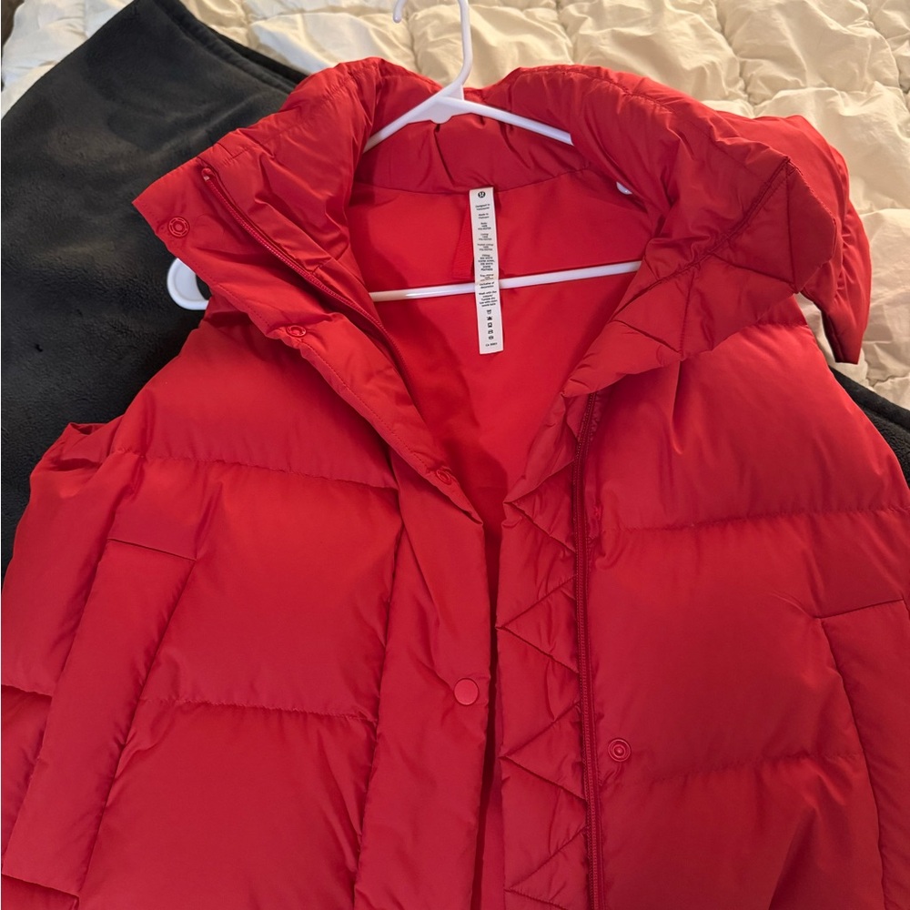 lululemon athletica Vibrant Red Puffer Jacket